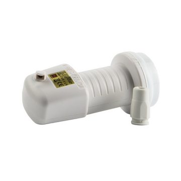 RED OPTICUM Easyfind Single LNB mit Wetterschutz Universal-Single-LNB (Hitze- & kältebeständig, Satfinder LED)