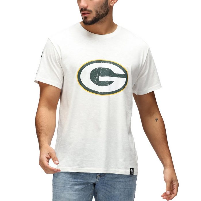 Recovered Print-Shirt Re:Covered NFL Green Bay Packers ecru