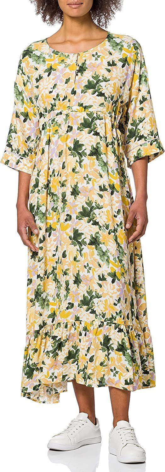 Sommerkleid Damen Kleid Printed Dress mesa Rose dot Print Maxi Sommerkleid