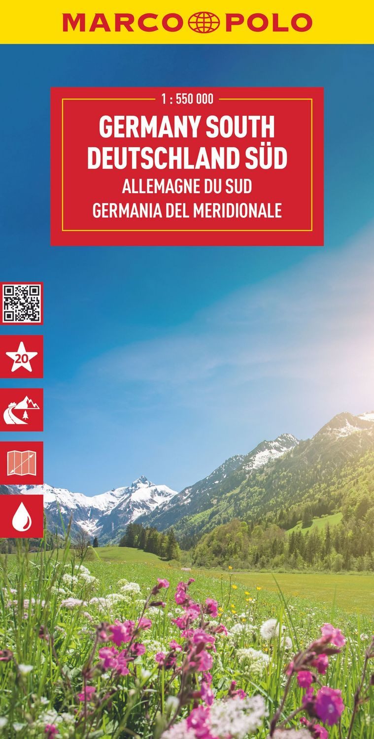MARCO POLO Reisekarte Deutschland Süd 1:550.000 / Marco Polo Verlag