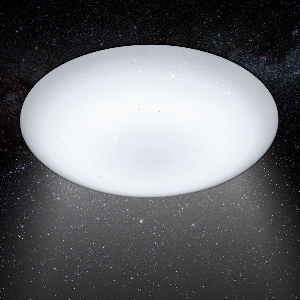 Zu niedrigen Preisen Licht-Trend Deckenleuchte Sparkle LED-Deckenleuchte Warmweiß Weiß, Ø Sternenhimmel 35cm