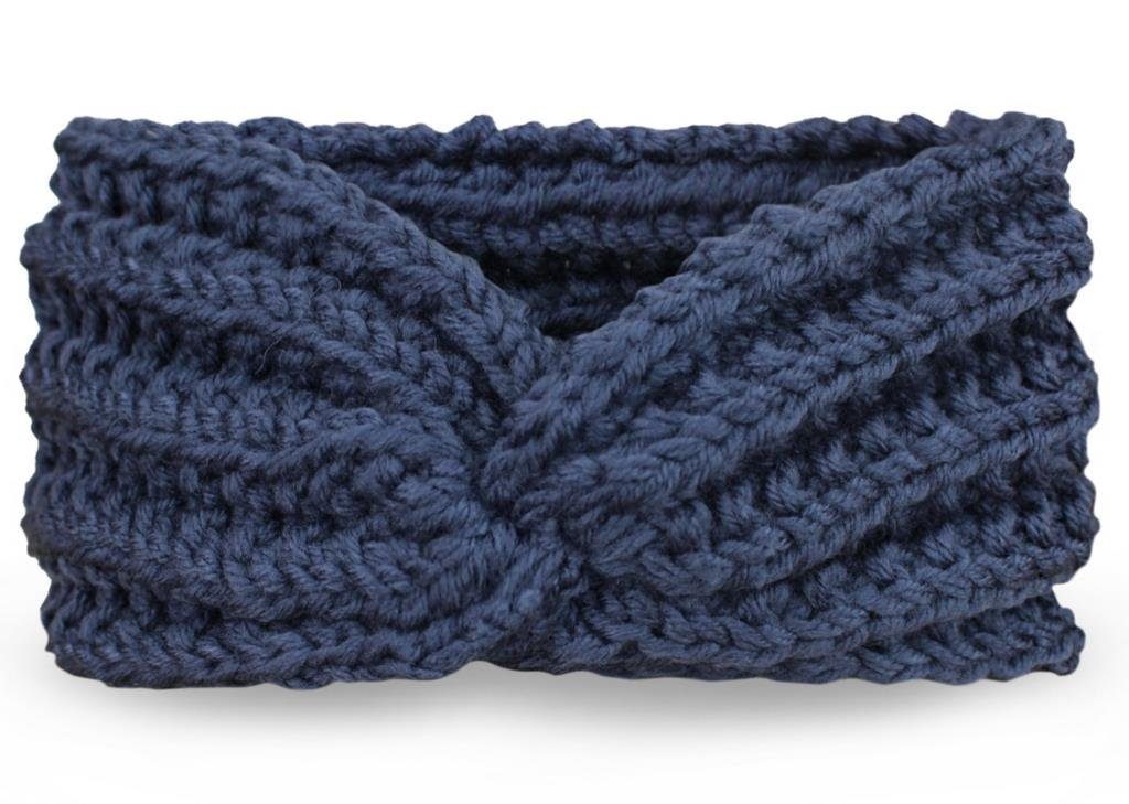 LOREZA Stirnband Damen Strick Stirnband Ohrwärmer Winter Kopfband Haarband günstig online kaufen