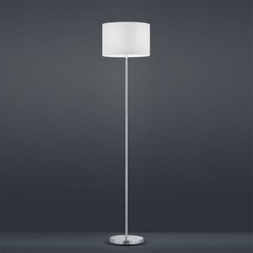 etc-shop LED Stehlampe, Leuchtmittel inklusive, Warmweiß, LED Steh Lese Leuchte 7 Watt Nickel matt Schlafzimmer Licht