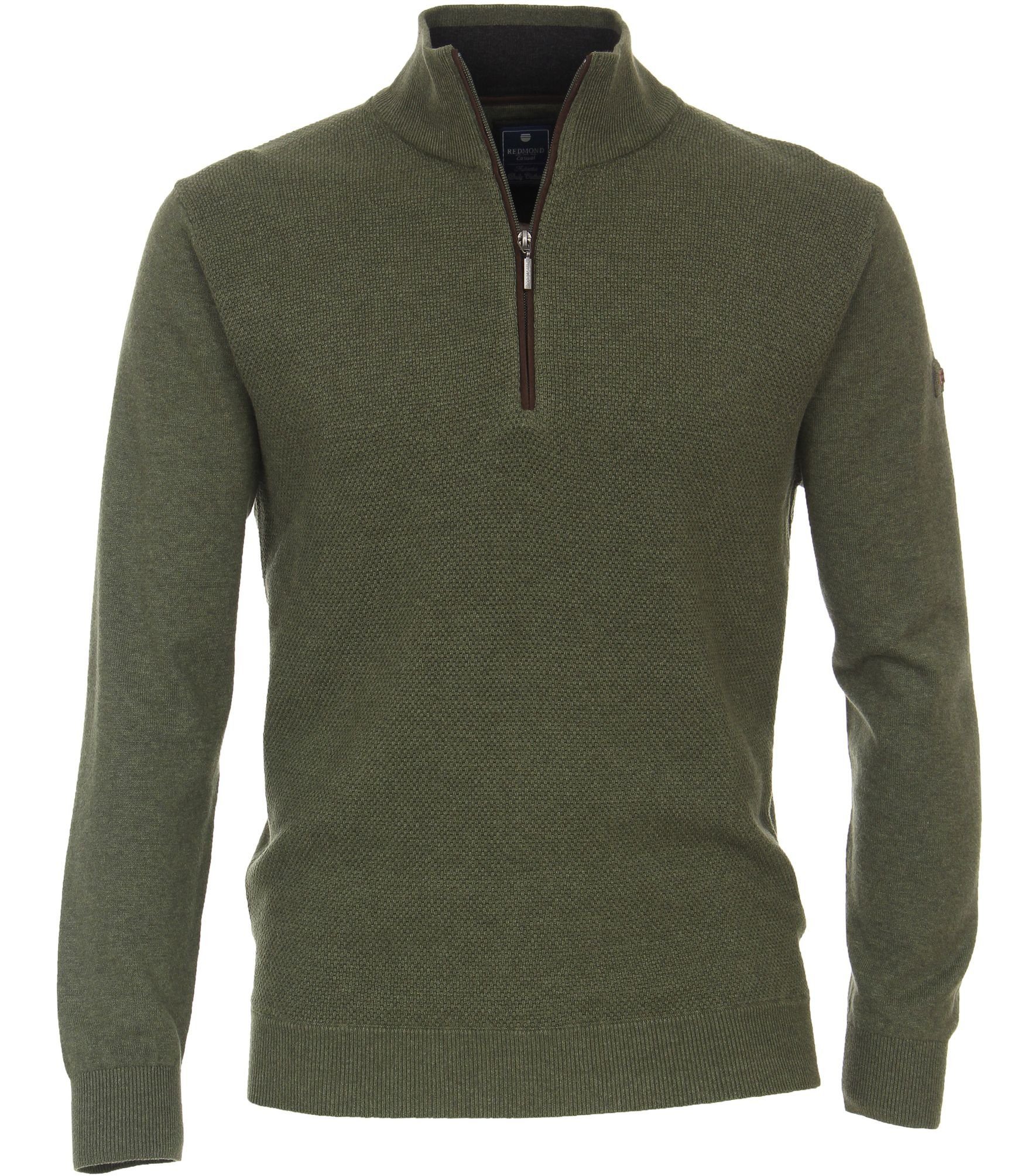 (622) Reißverschluss Sweatshirt Grün Troyer Redmond
