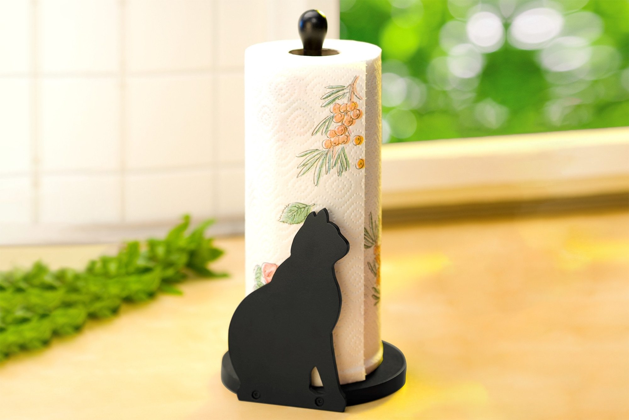 Maximex Küchenrollenhalter Modell Katze, Papierrollenhalter, stehend, günstig online kaufen
