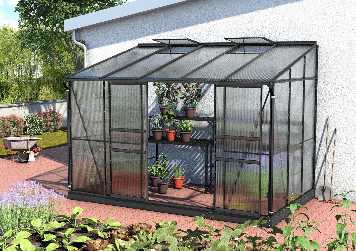 Vitavia Gewächshaus Ida 6500 HKP 4mm Al...