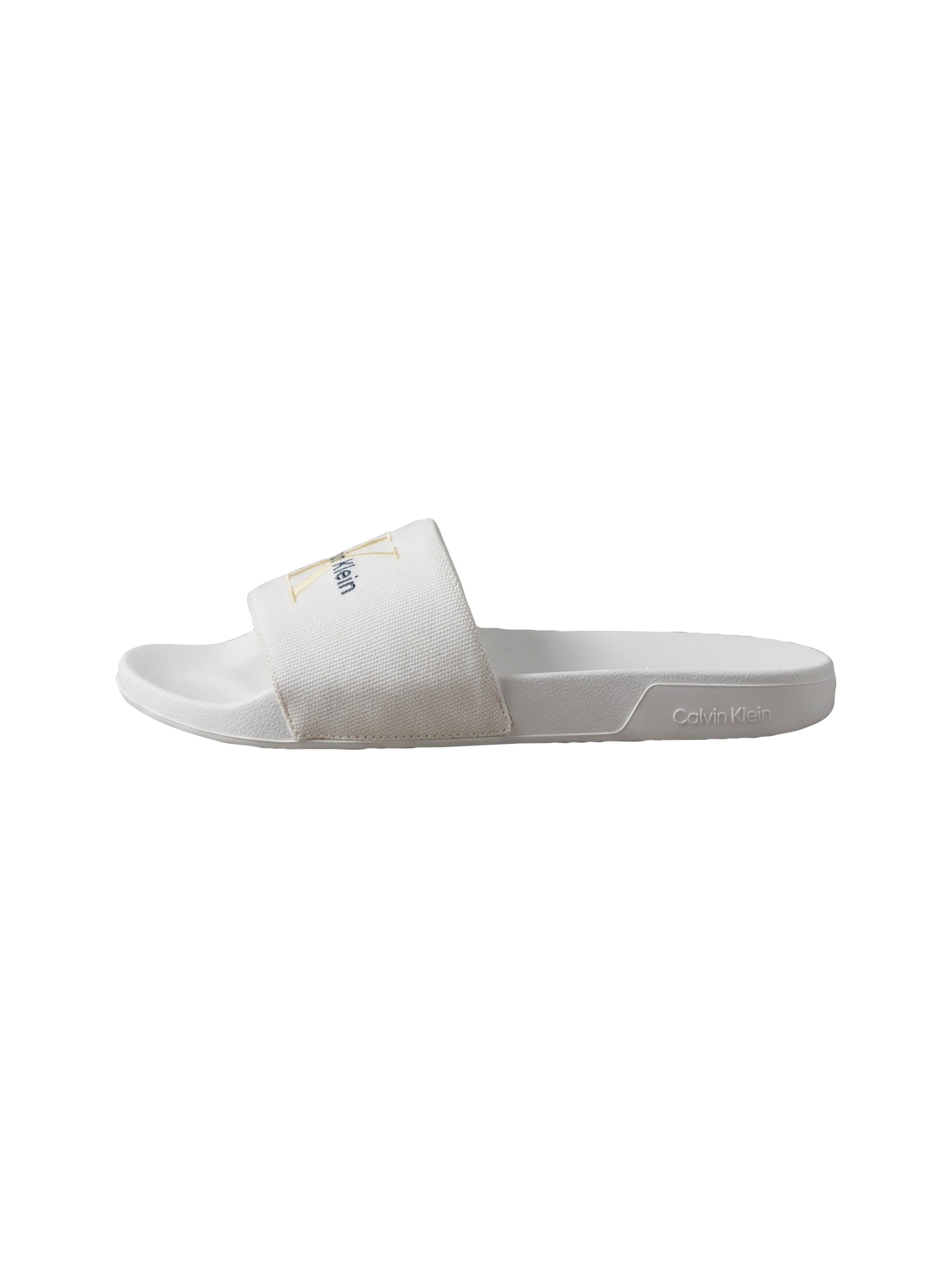 Calvin Klein ESS SLIDE CV WN Badepantolette Strandschuh, Flat mit CK-Stickerei