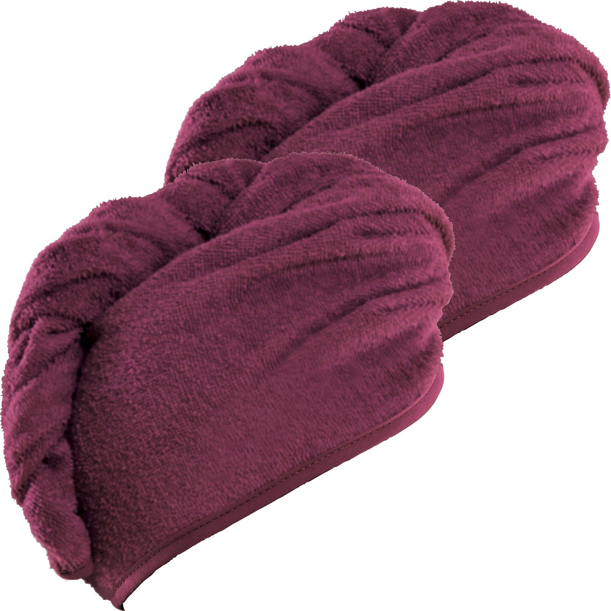 Erwin Müller Handtuch Turban 2er-Pack, Frottier, Microfaser Uni