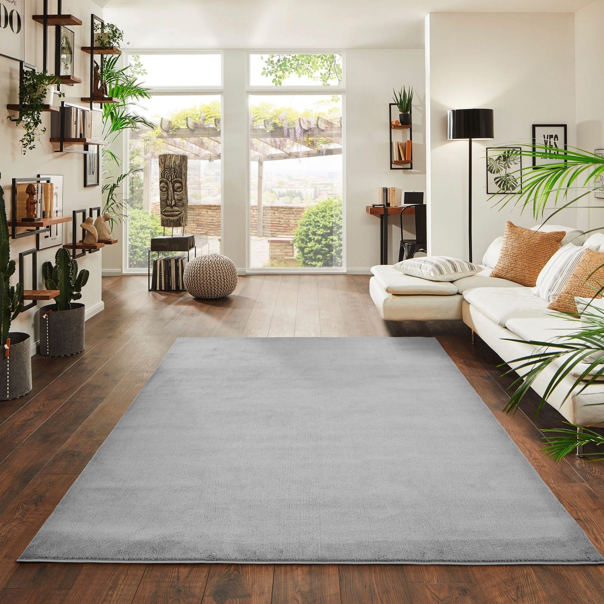 Jimri Teppich Fluffy flauschiger Teppich Läufer Hochwertige Kurzflor Teppic günstig online kaufen