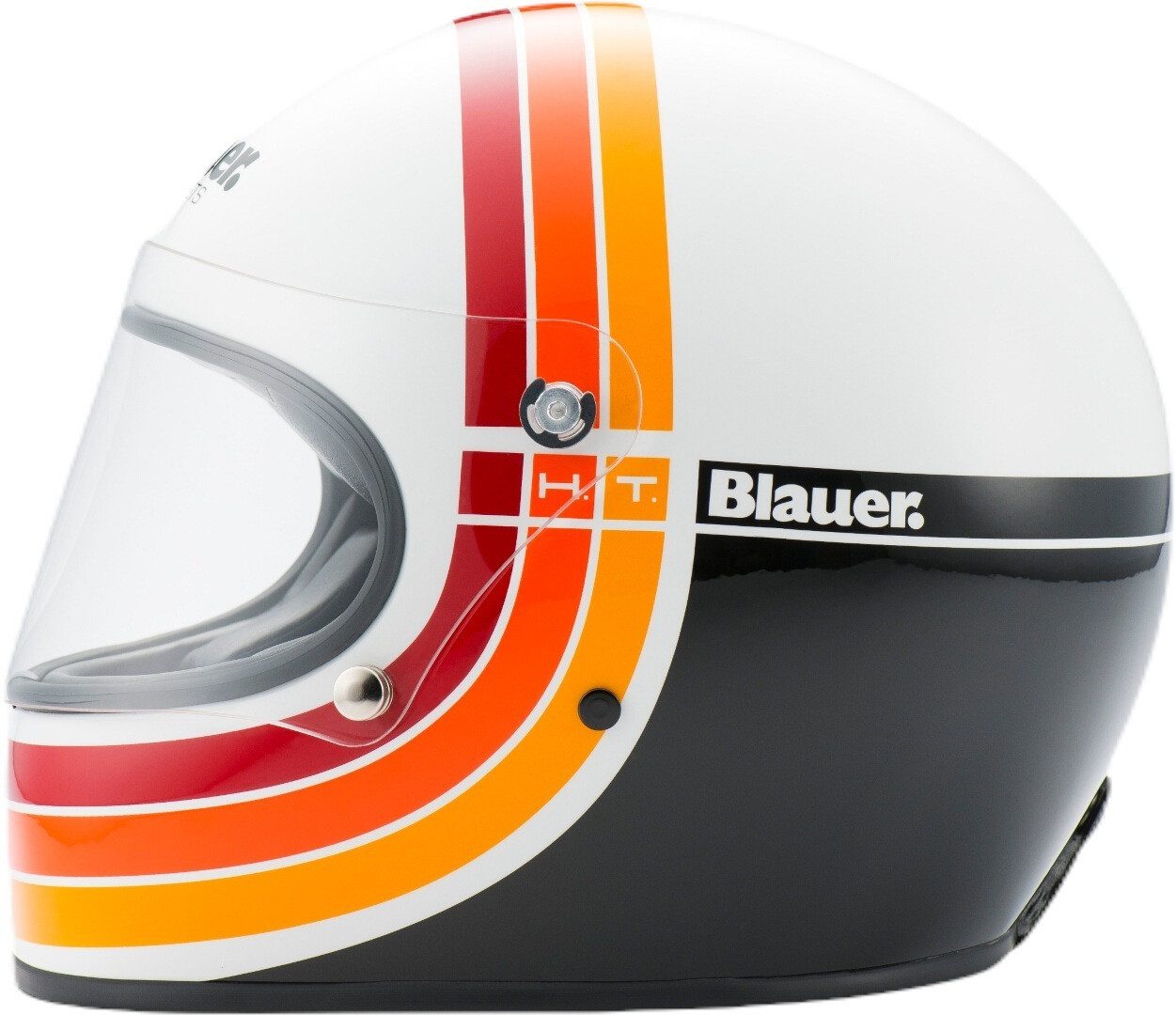 Blauer Motorradhelm 80's 06 Helm, Absorbierend