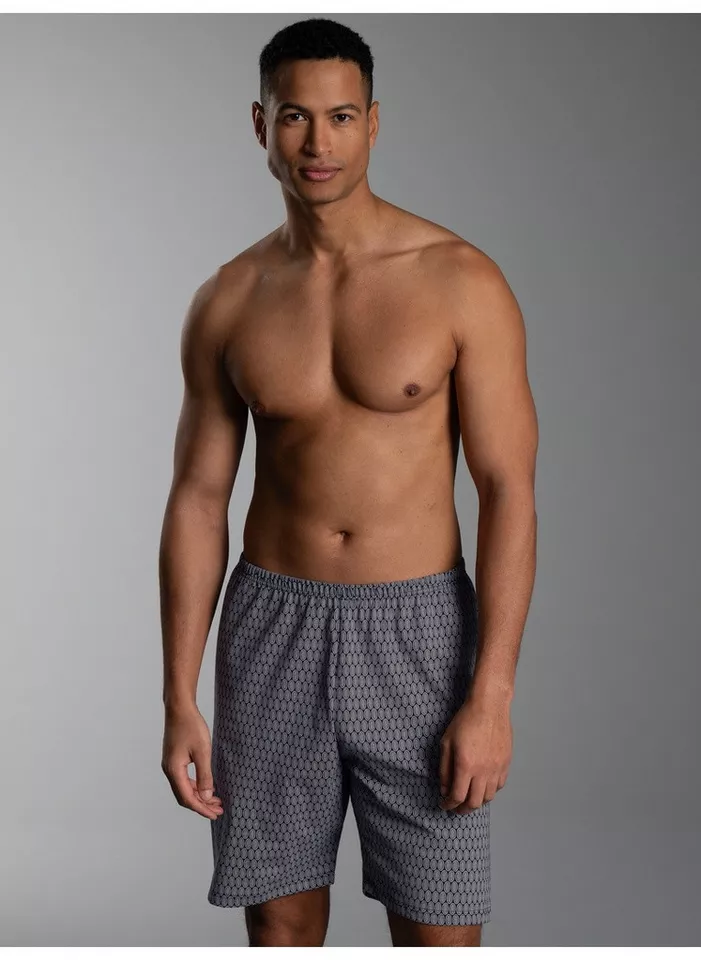 Trigema Bermudas TRIGEMA Pyjama Short mit modischem Allover-Muster (1-tlg)