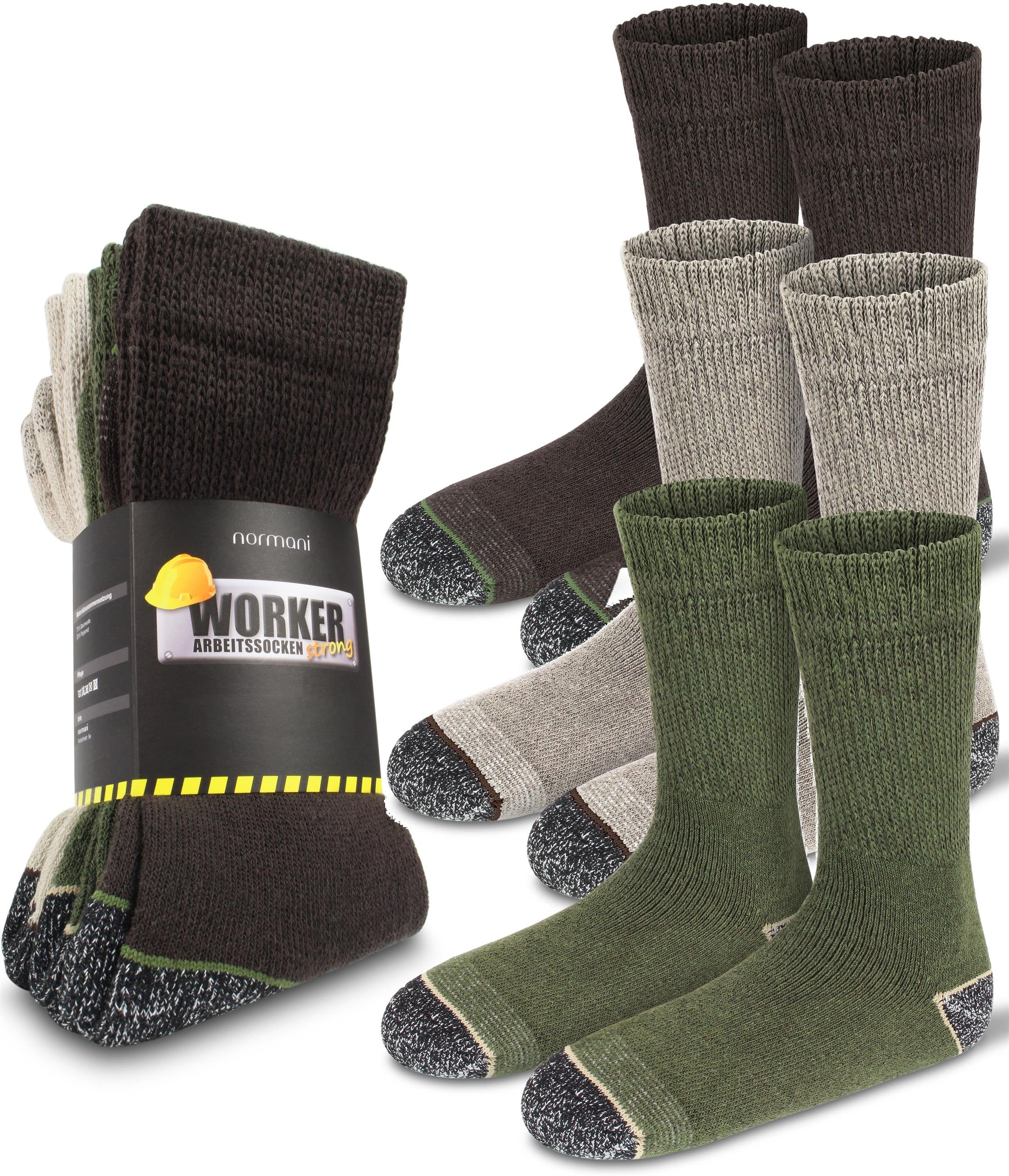 Basicsocken 6 Paar Arbeitssocken WORKER strong