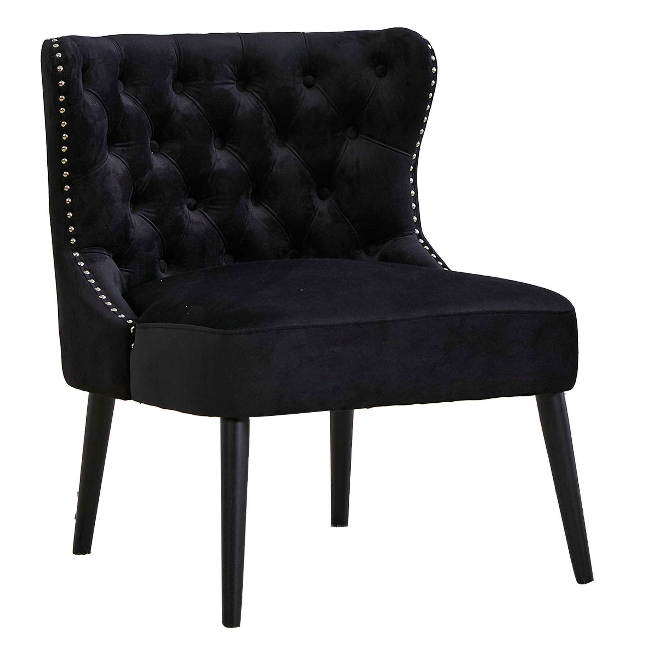 SeedWave Ohrensessel Retro Polstersessel Samt Einzelsofa günstig online kaufen