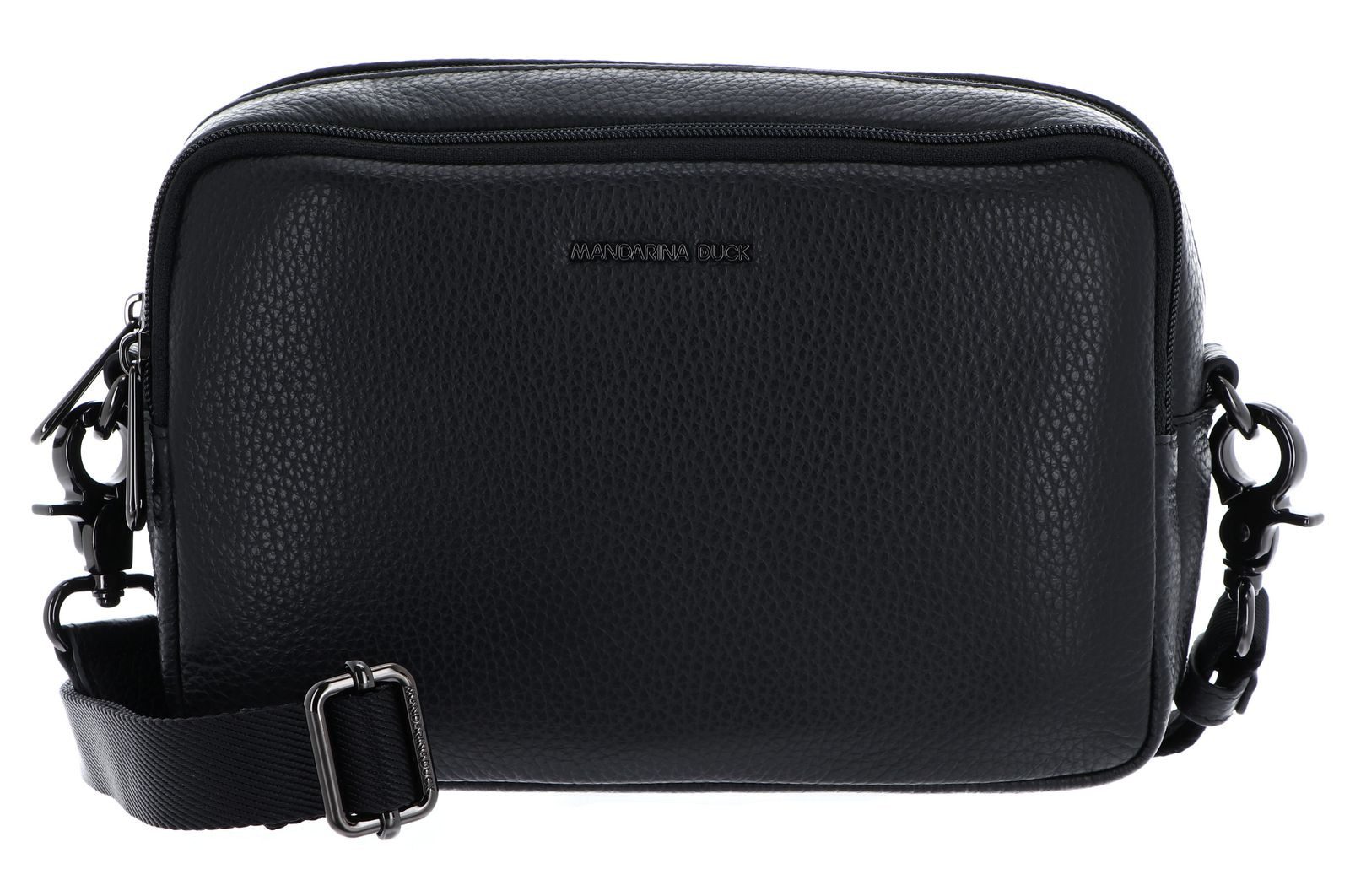 Mandarina Duck Umhängetasche Crossbody Camera Bag, aus echtem Kalbsleder