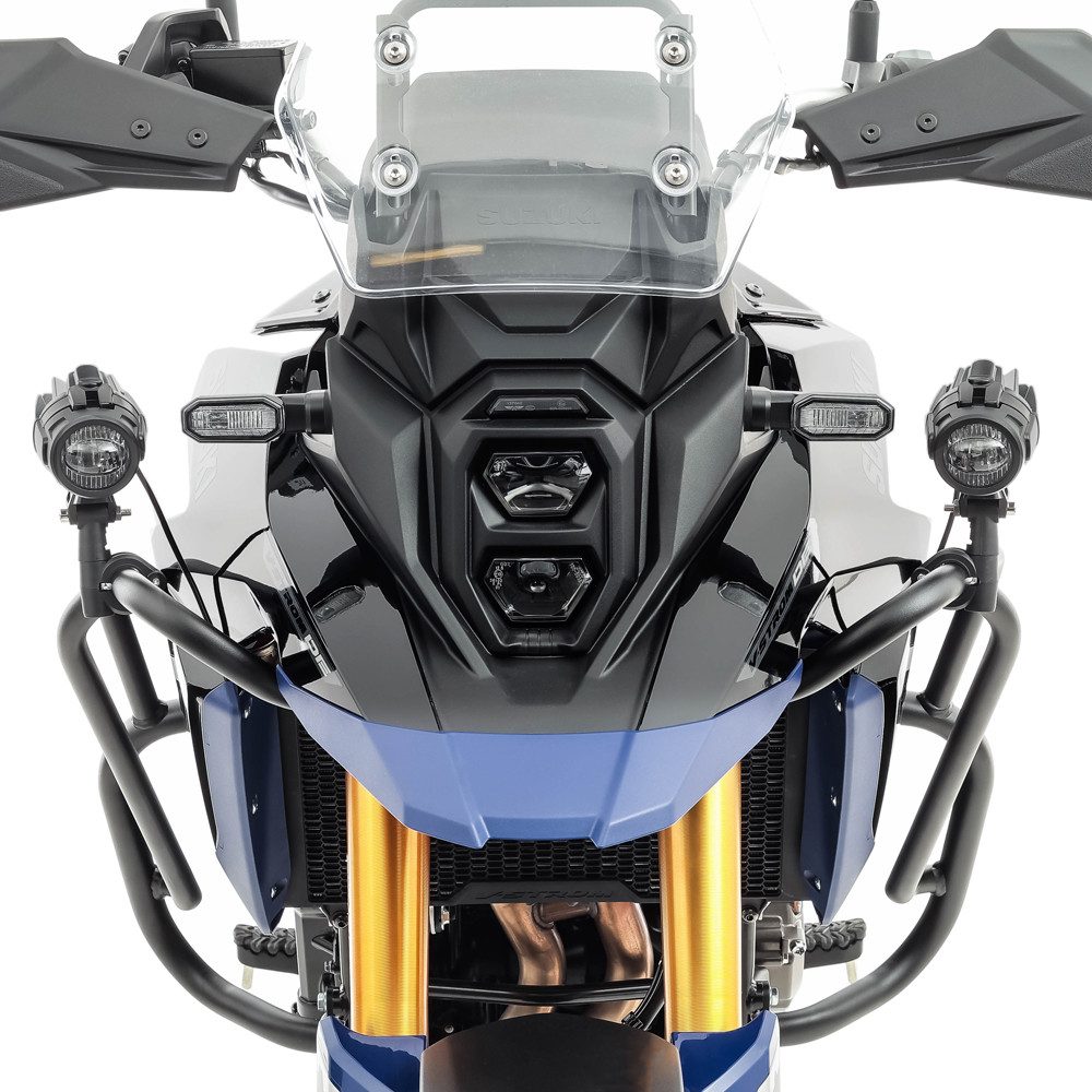 Lumitecs LED Scheinwerfer Motorrad LED Nebelscheinwerfer mit Halter Schutzgitter S22X Zusatzsche