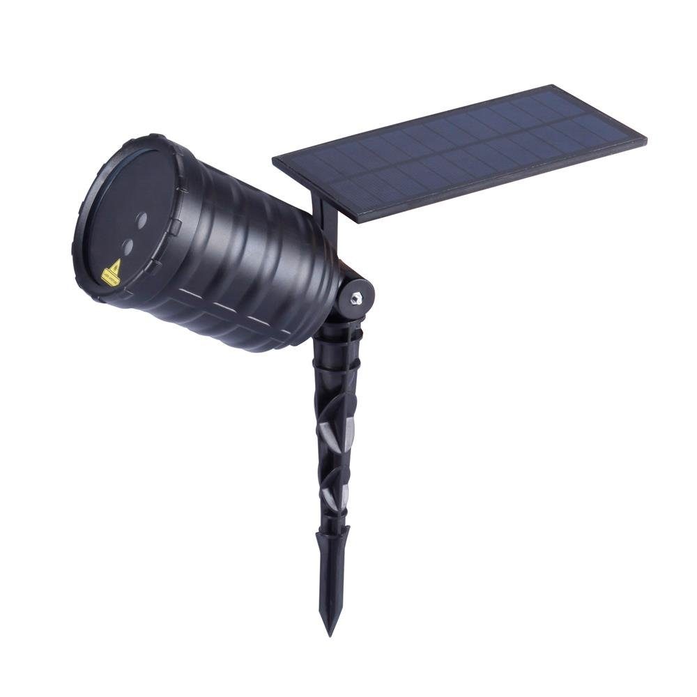 save-E LED Gartenstrahler Rotating Laser Solar, bis 300 m², für Garten oder Haus, Outdoorbeleuchtung | Strahler