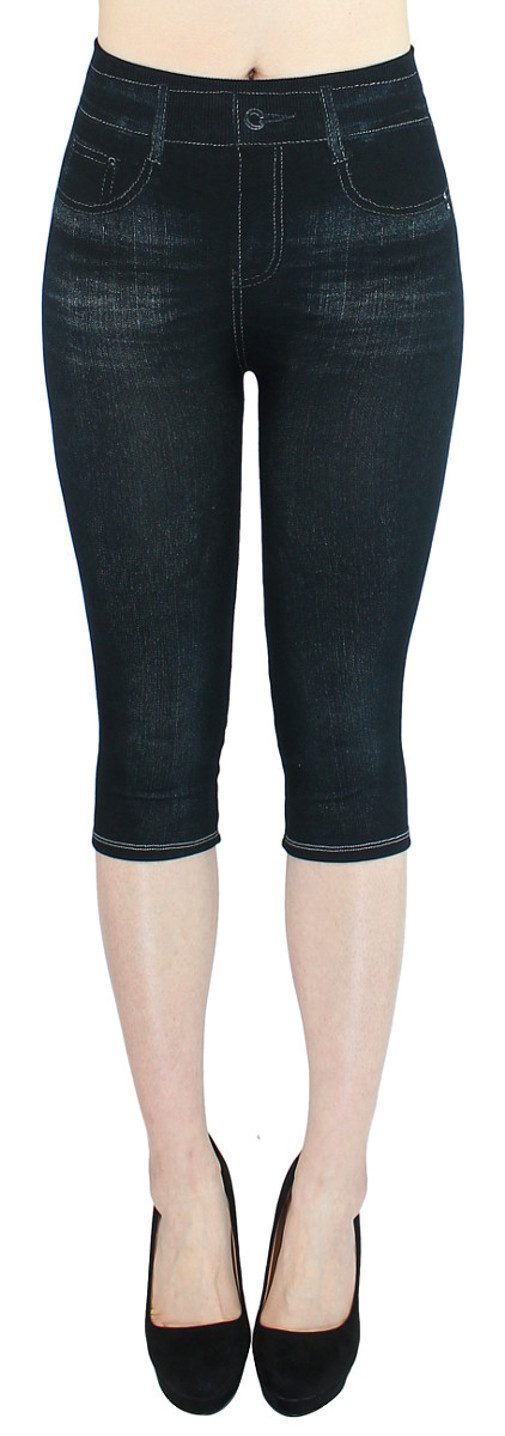 dy_mode Caprileggings Capri Jeggings Damen High günstig online kaufen
