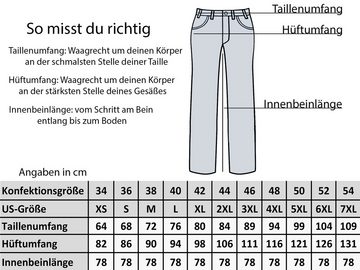 ESRA Bootcut-Jeans Stretch Jeans Damen High Waist Bootcut Schlaghose bis Plus Size FB1 High Waist Jeans Damen Bootcut Hose Stretch Schlaghose bis Plus Size