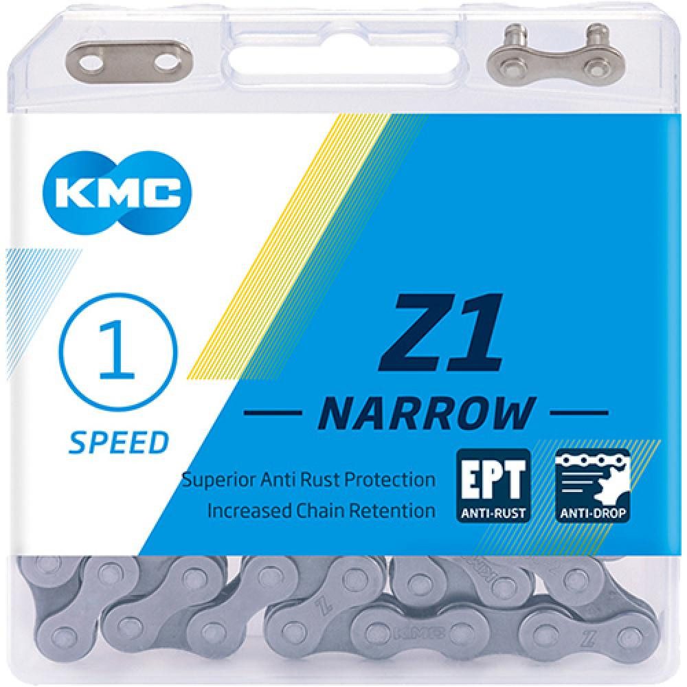 KMC Fahrradkette KMC Kette Z1 Narrow EPT für Nabensch. 1/2 x 3/32", 112 Glieder, 7,3mm.