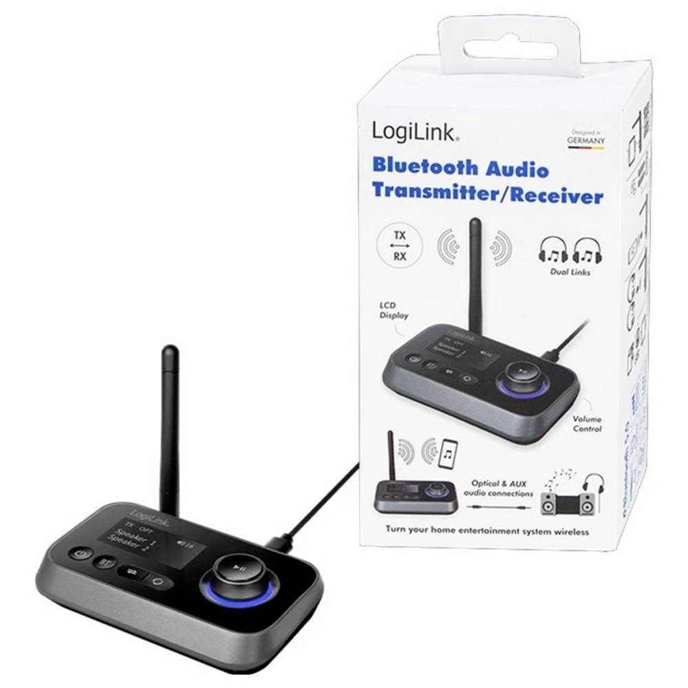 LogiLink Bluetooth 5 Audiosender und Empfänger BT0062 Bluetooth-Adapter