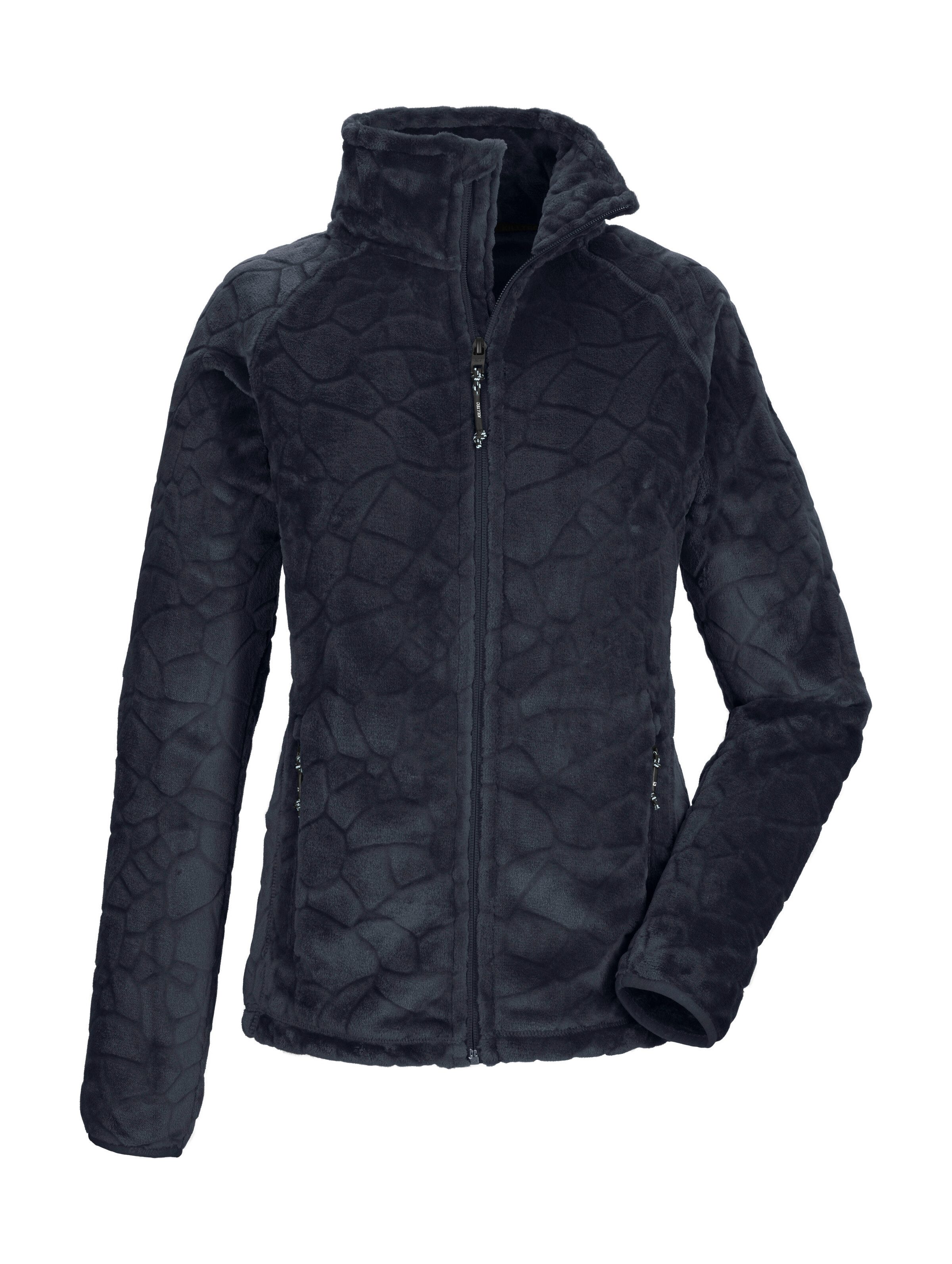 Killtec Fleecejacke KOW 56 WMN FLC JCKT Weiche Fleecejacke, verschließbare Taschen, Kinnschutz