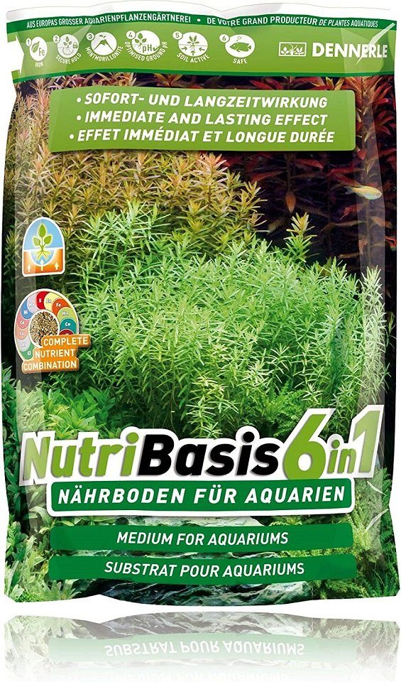 DENNERLE Aquarien-Substrat Dennerle NutriBasis 6in1 2,4 kg