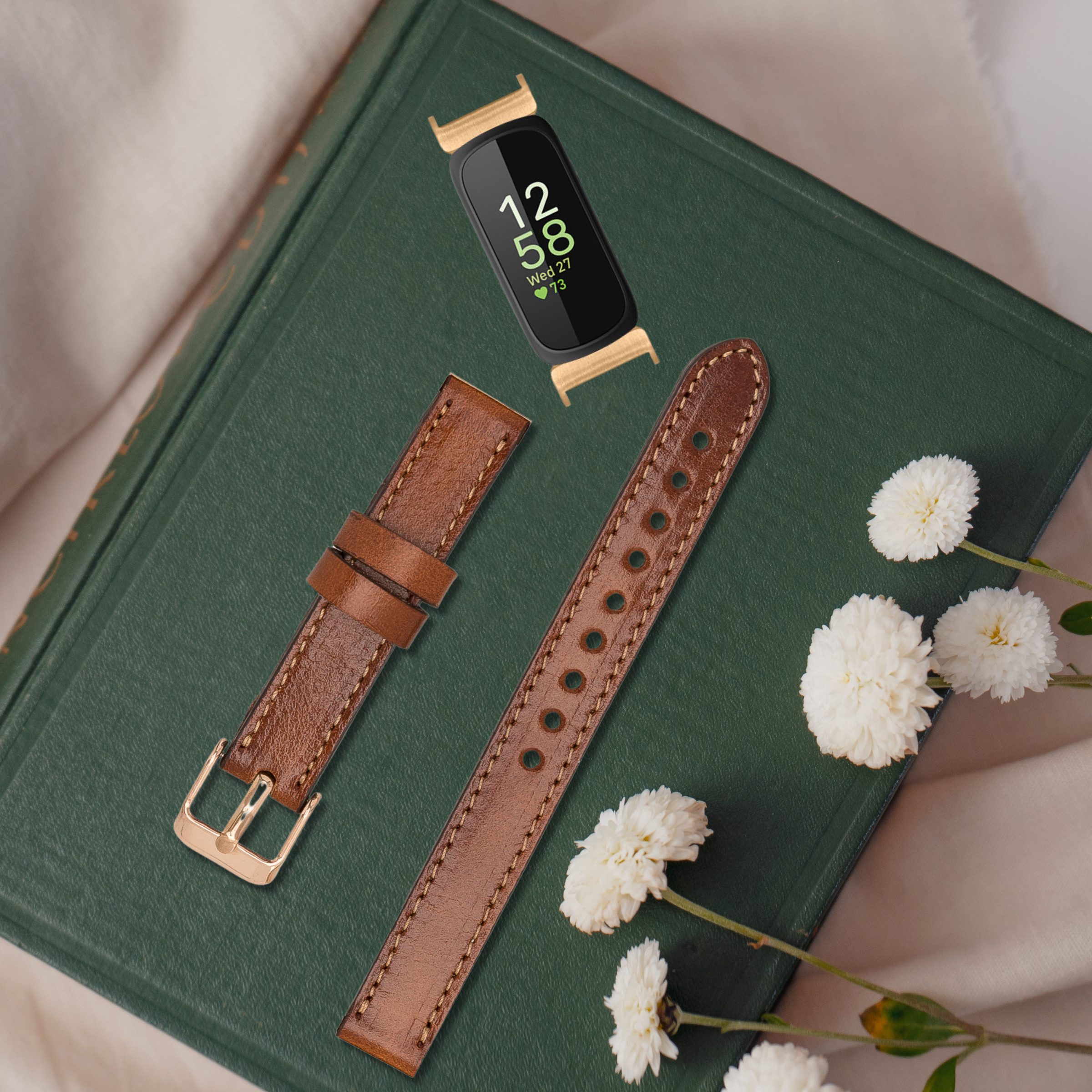 Uhrenarmband Fitbit Inspire 1 2 3 Leder Smart Uhrenarmband