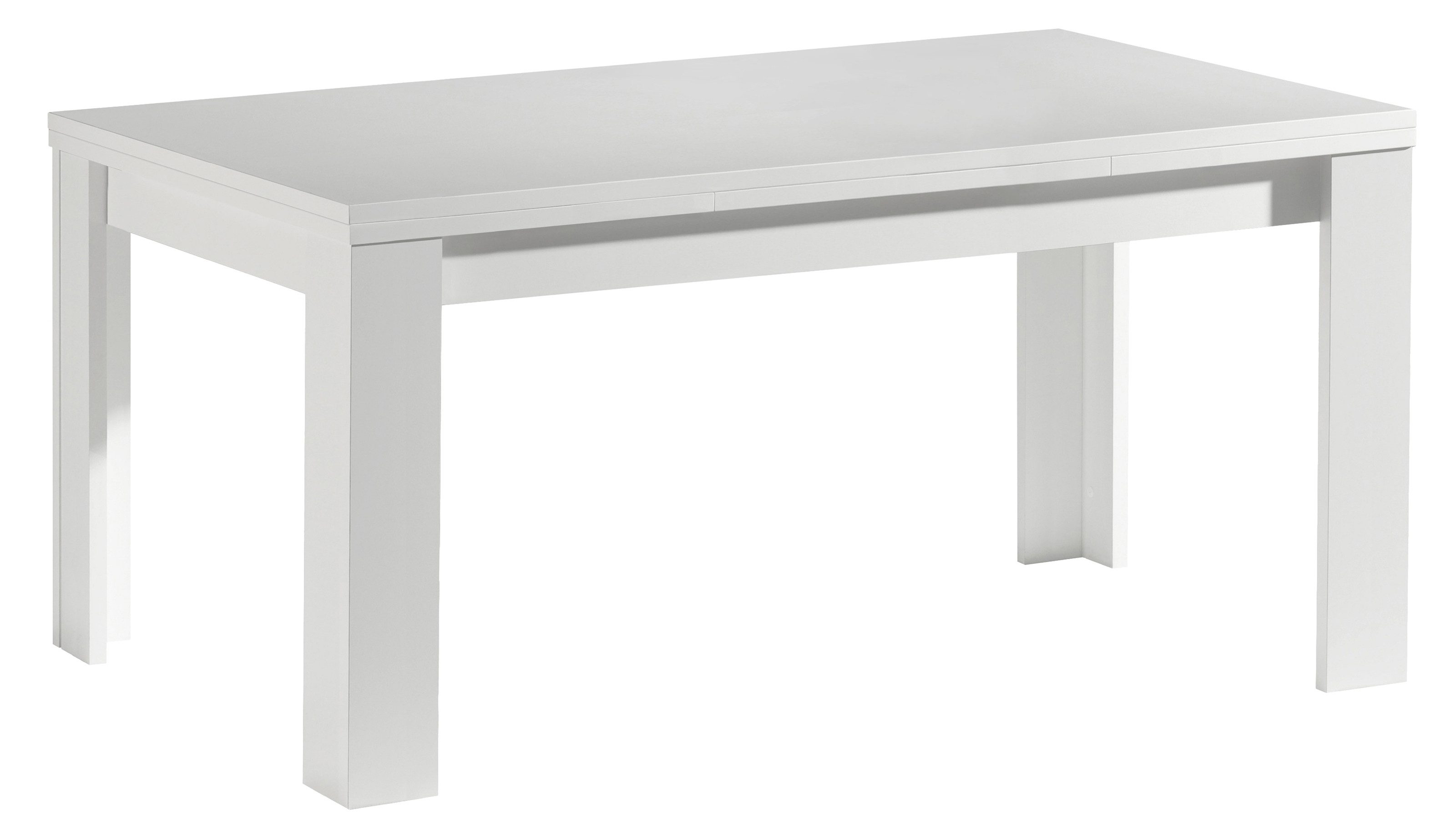 Mäusbacher Kulissentisch (ausziehbar) in weiß matt - 180x78x90cm (BxHxT) (ausziehbar)