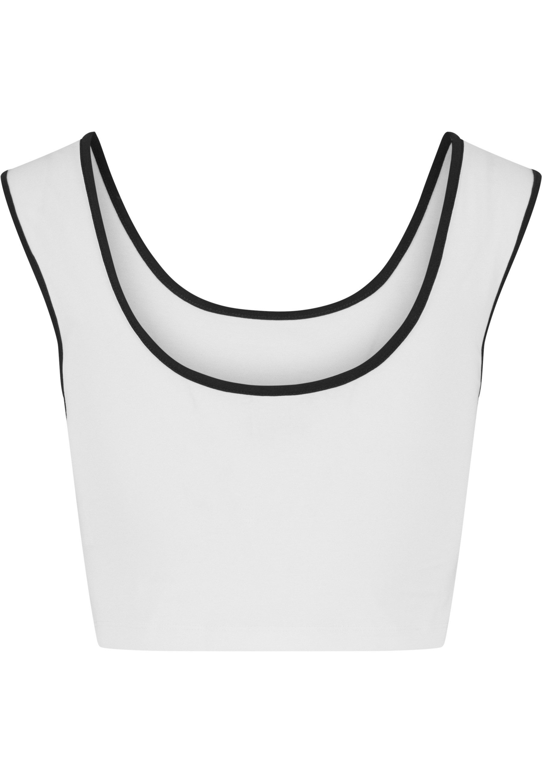 URBAN CLASSICS T-Shirt Urban Classics Ladies Contrast Cropped Top (1-tlg)