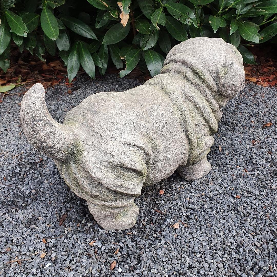 25 Figur Gartenfigur Aspinaworld cm Mops wetterfest Hunde