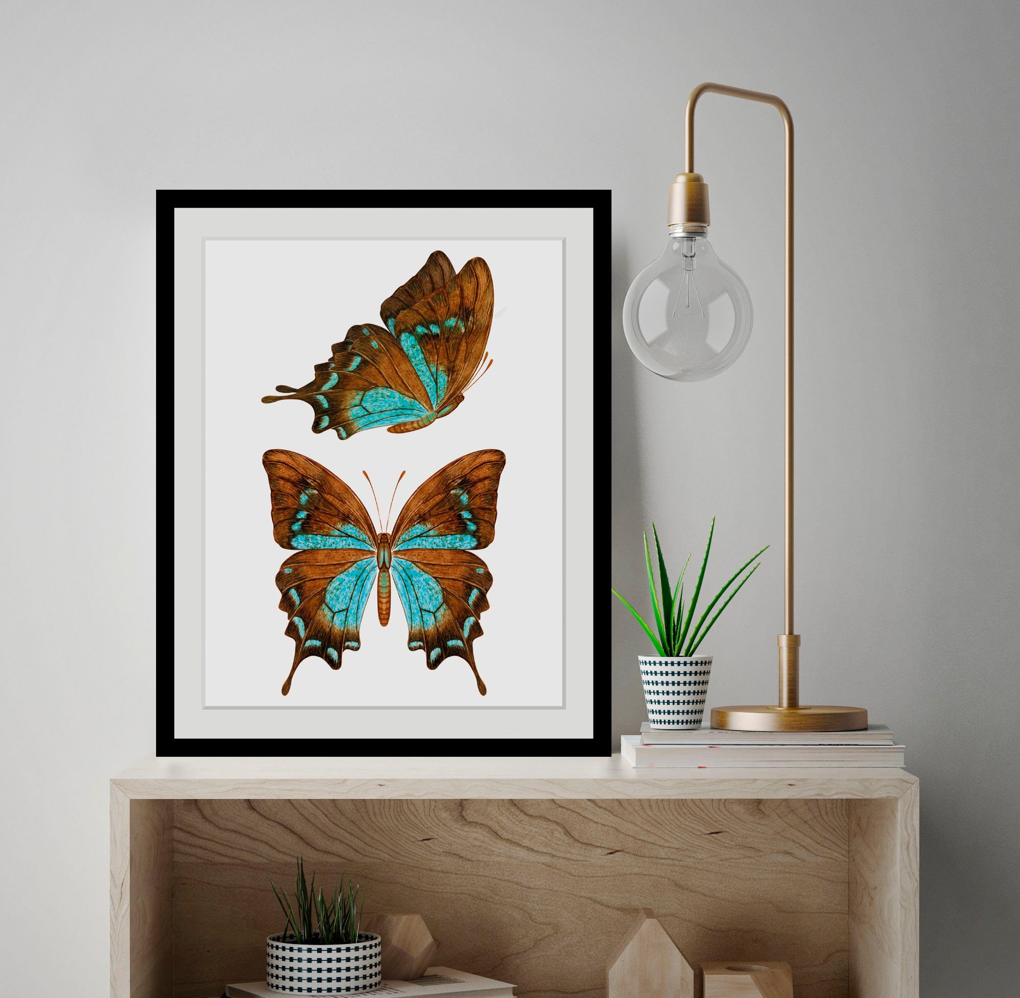 queence Bild Nala, Schmetterlinge (1 St) | Kunstdrucke
