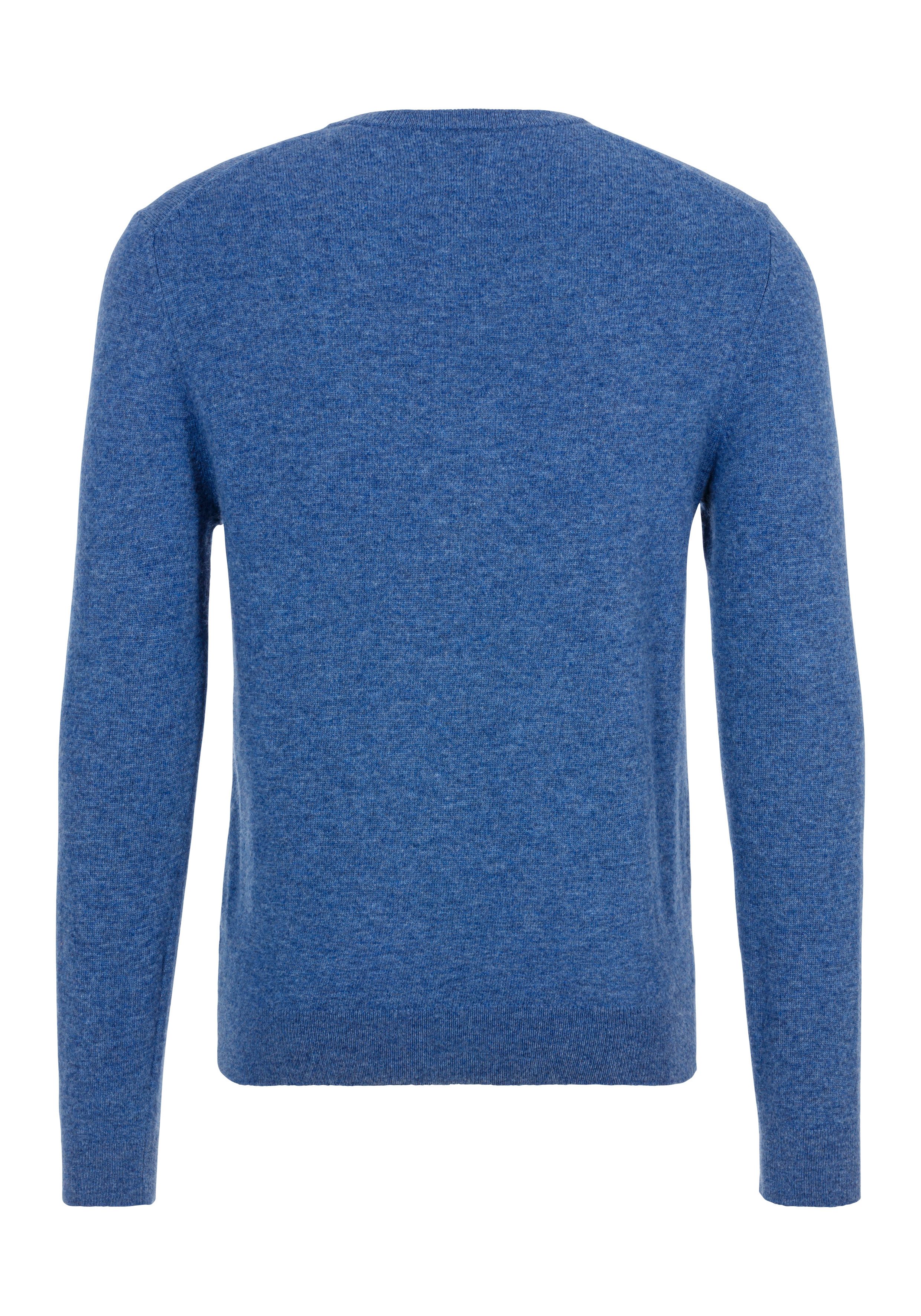 Gant V-Ausschnitt-Pullover EXTRAFINE LAMBSWOOL V-NECK mit Logostickerei günstig online kaufen