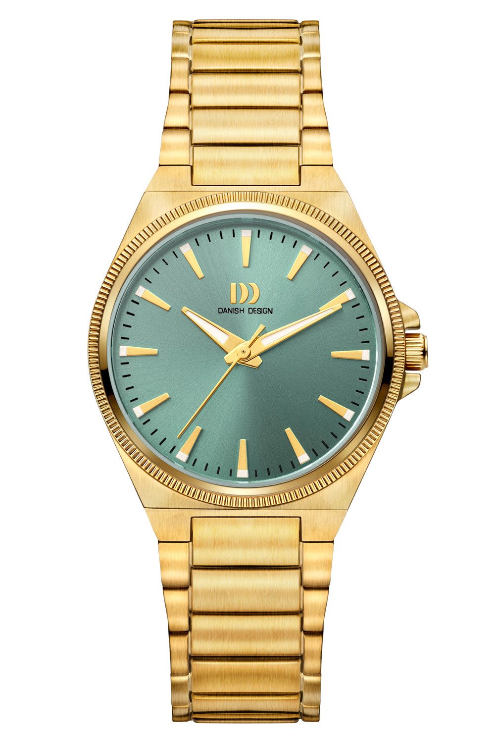 Danish Design Quarzuhr DKx Pro Goldfarben/Salbeigrün