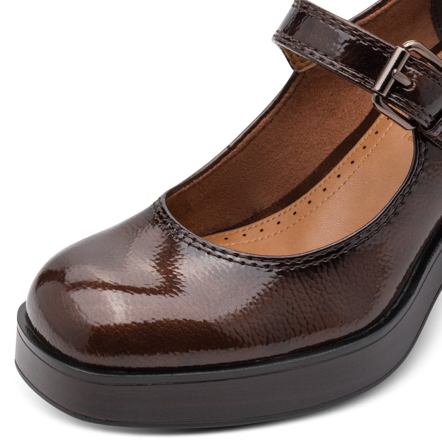 Tamaris Spangenpumps Blockabsatz, Businessschuh in veganer Verarbeitung