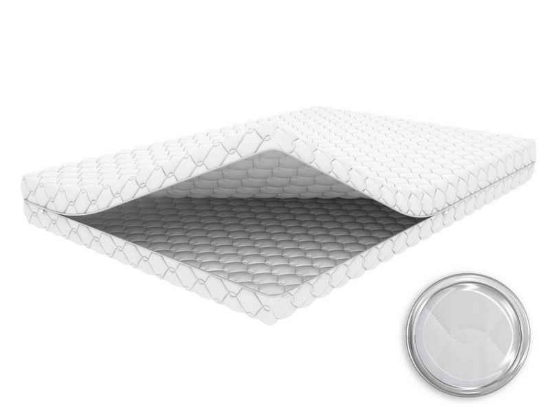Matratzenersatzbezug Microfaser Crownmiller, 140x200 cm für Matratzen von 10 bis 14 cm, 60°C waschbar, 4-seitiger Reißverschluss