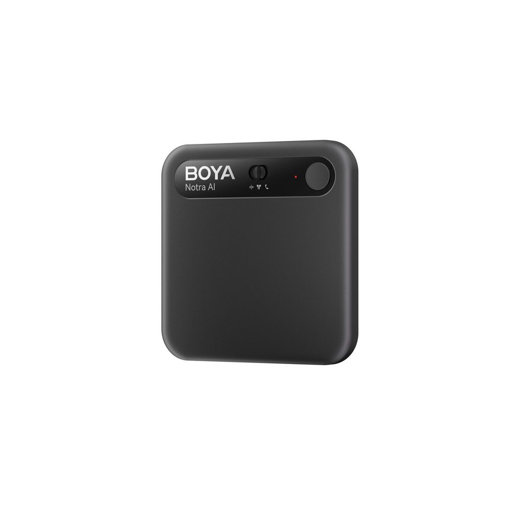 BOYA KI-Aufnahmegerät Sprachrekorder Digitales Diktiergerät (KI-Transkription, 3 Aufnahmemodi, 64GB Speicher)