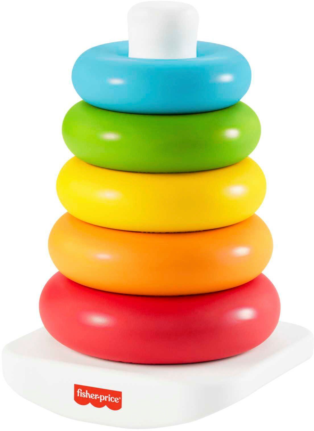 Stapelspielzeug Eco Farbring Pyramide
