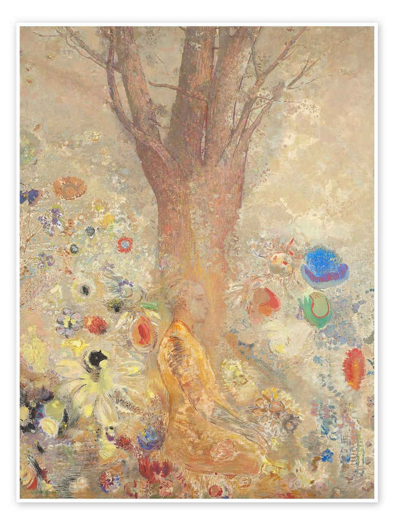 Posterlounge Poster Odilon Redon, Der Buddha, Malerei