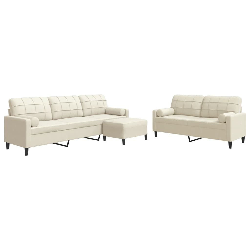 vidaXL Sofa 3-tlg. Sofagarnitur mit Kissen günstig online kaufen