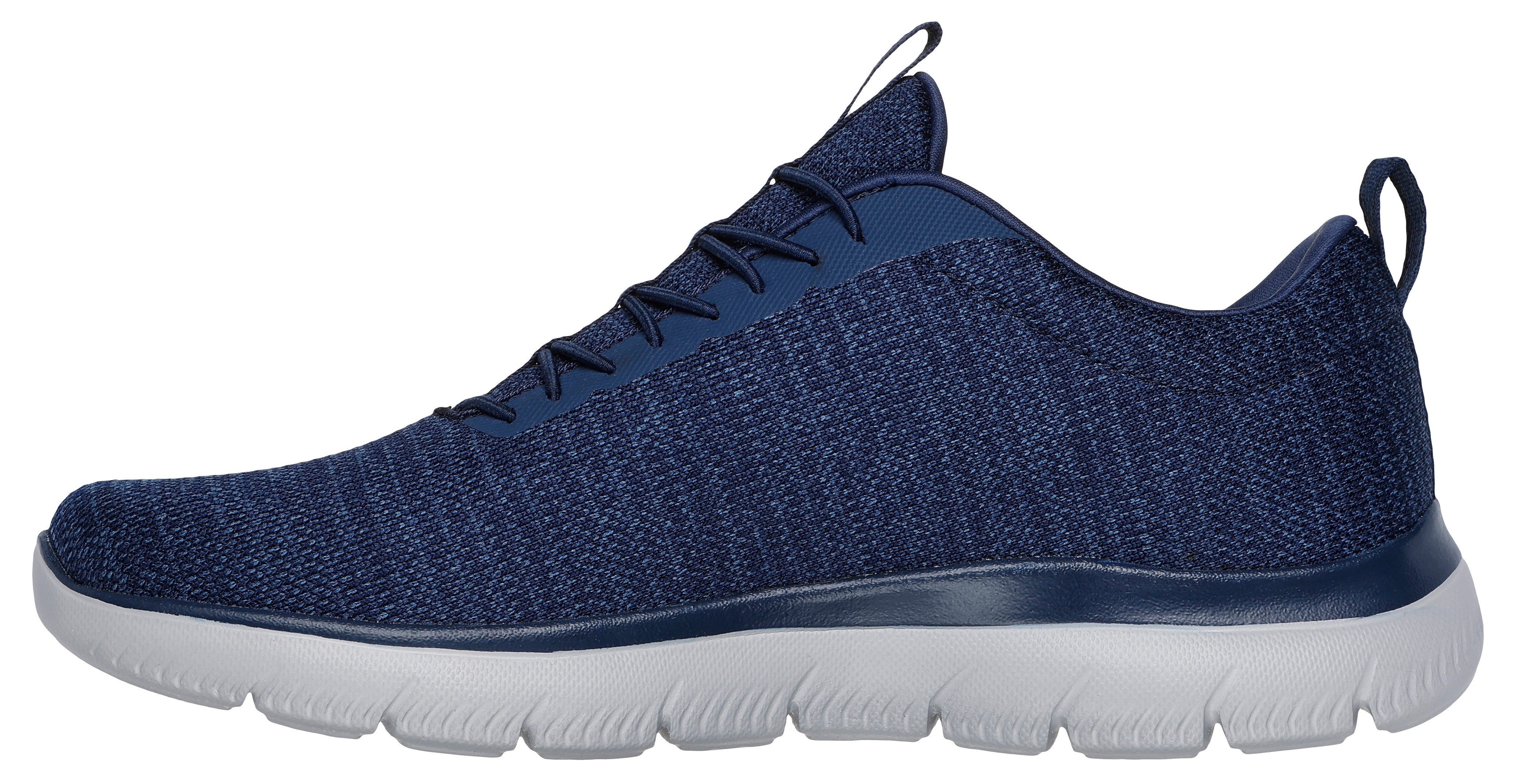 Skechers SUMMITS- Slip-On Sneaker, Slipper, Freizeitschuh, Halbschuh mit Elastic Schnürsenkel