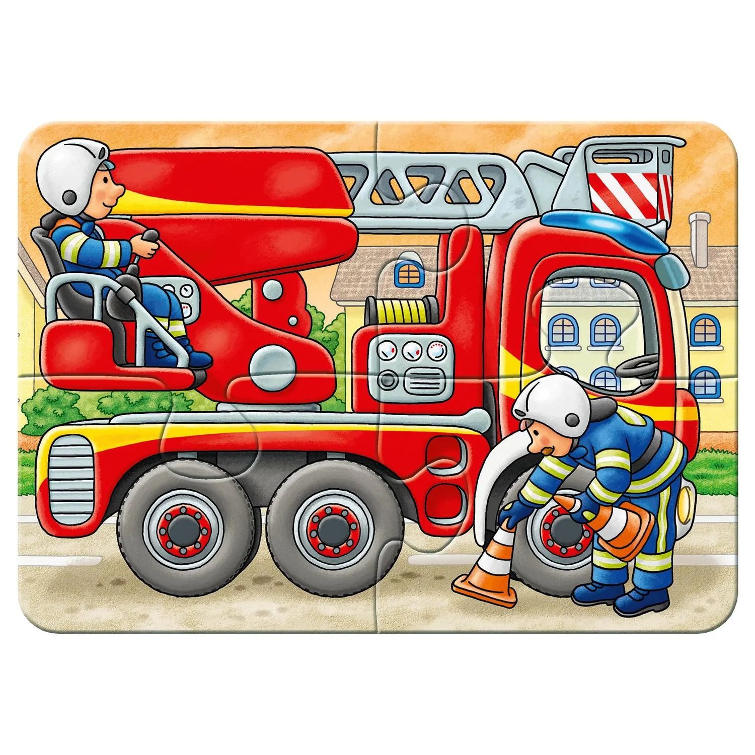 Ravensburger Puzzle Bei der Arbeit. My first Puzzles. 4 Motive, Puzzleteile