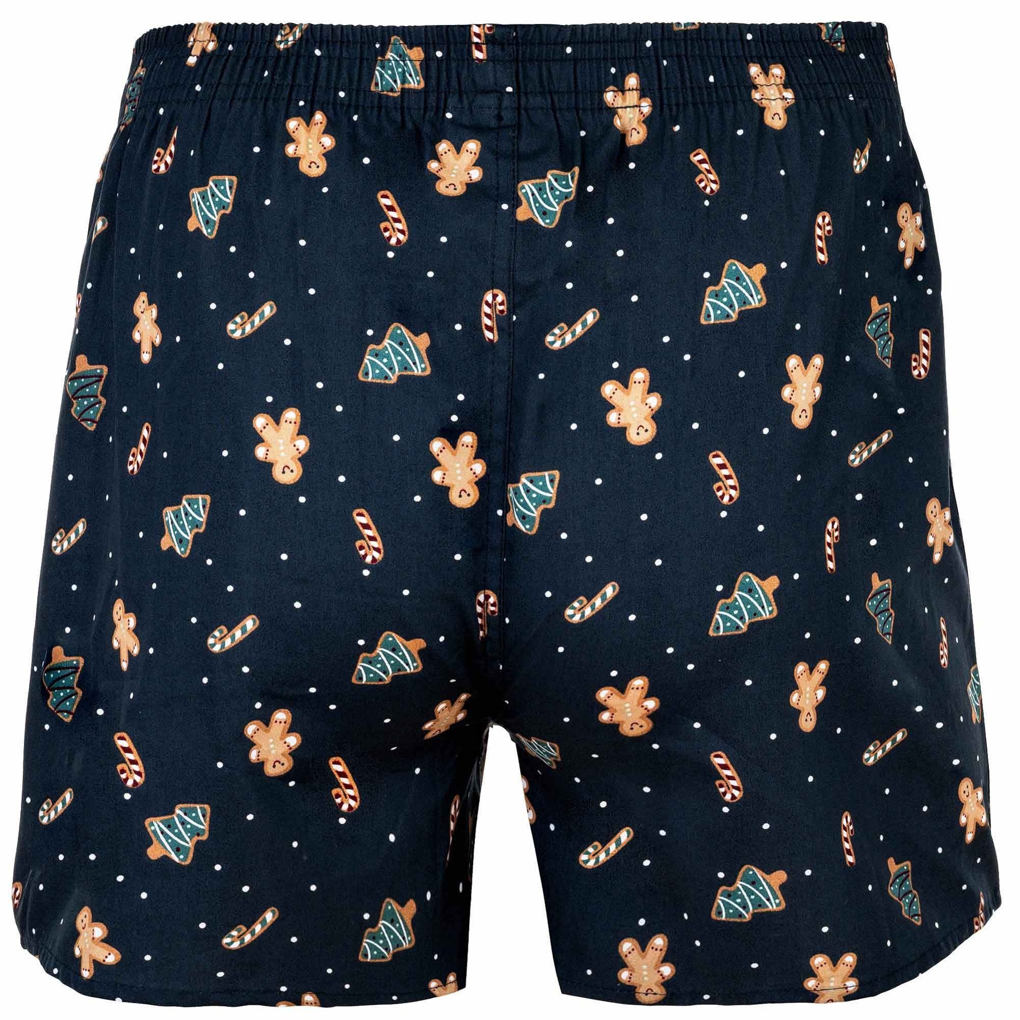 HAPPY SHORTS Boxershorts Herren Web-Boxershorts 1er Pack Baumwolle (Packung, 1er Pack)