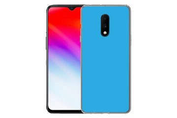 MuchoWow Handyhülle Blau - Licht - Farben, Phone Case, Handyhülle OnePlus 7, Silikon, Schutzhülle