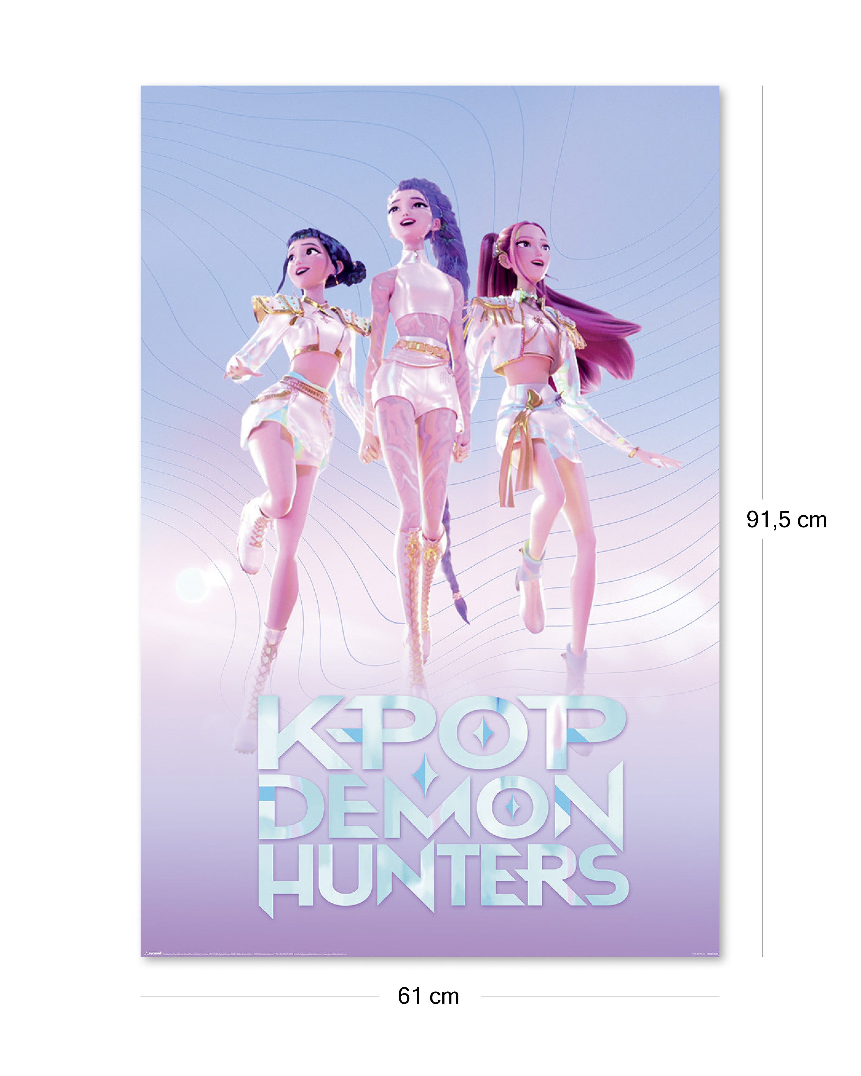 PYRAMID Poster KPop Demon Hunters Poster Floating 61 x 91,5 cm