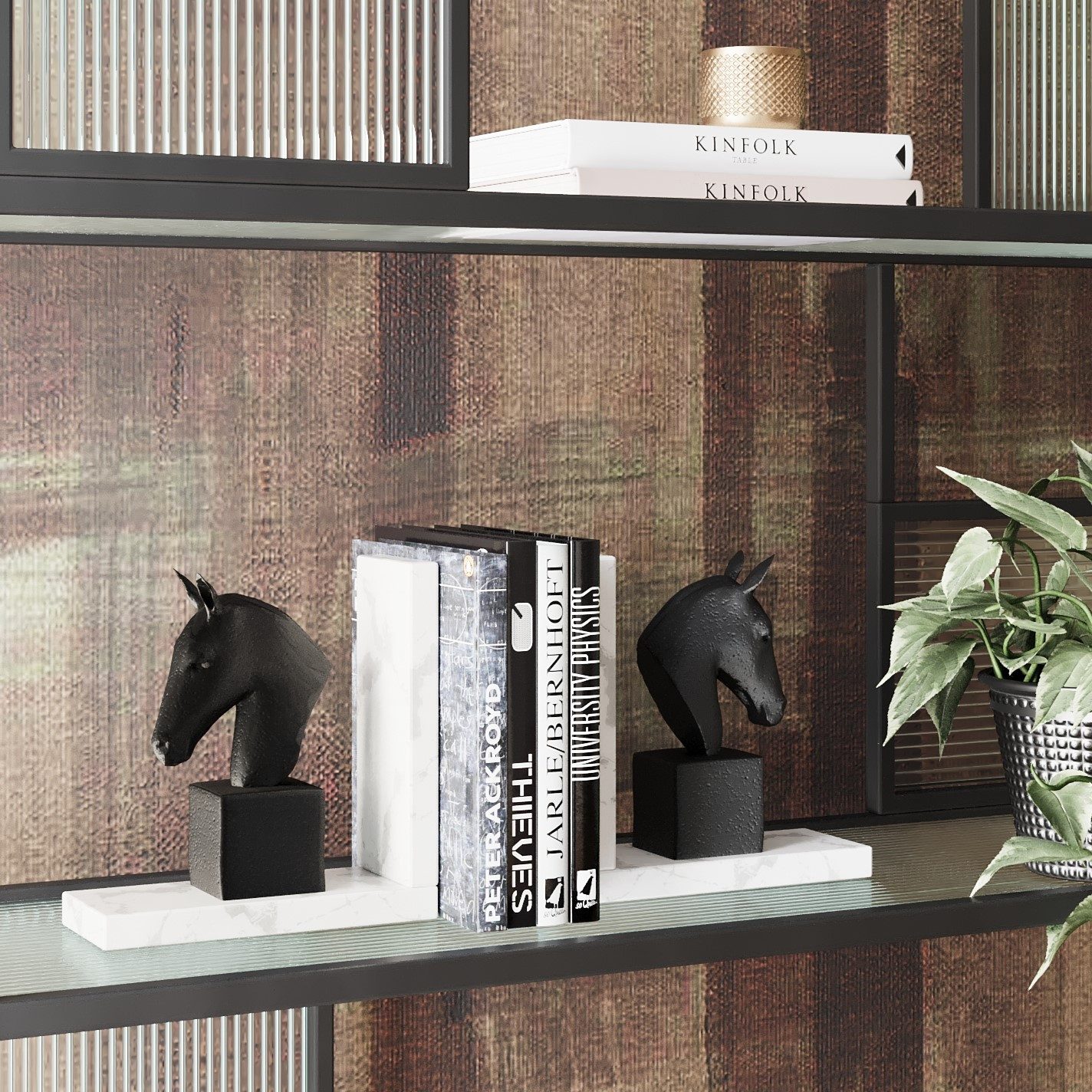 Kare Design Buchstütze Buchstütze Horse (2/Set)