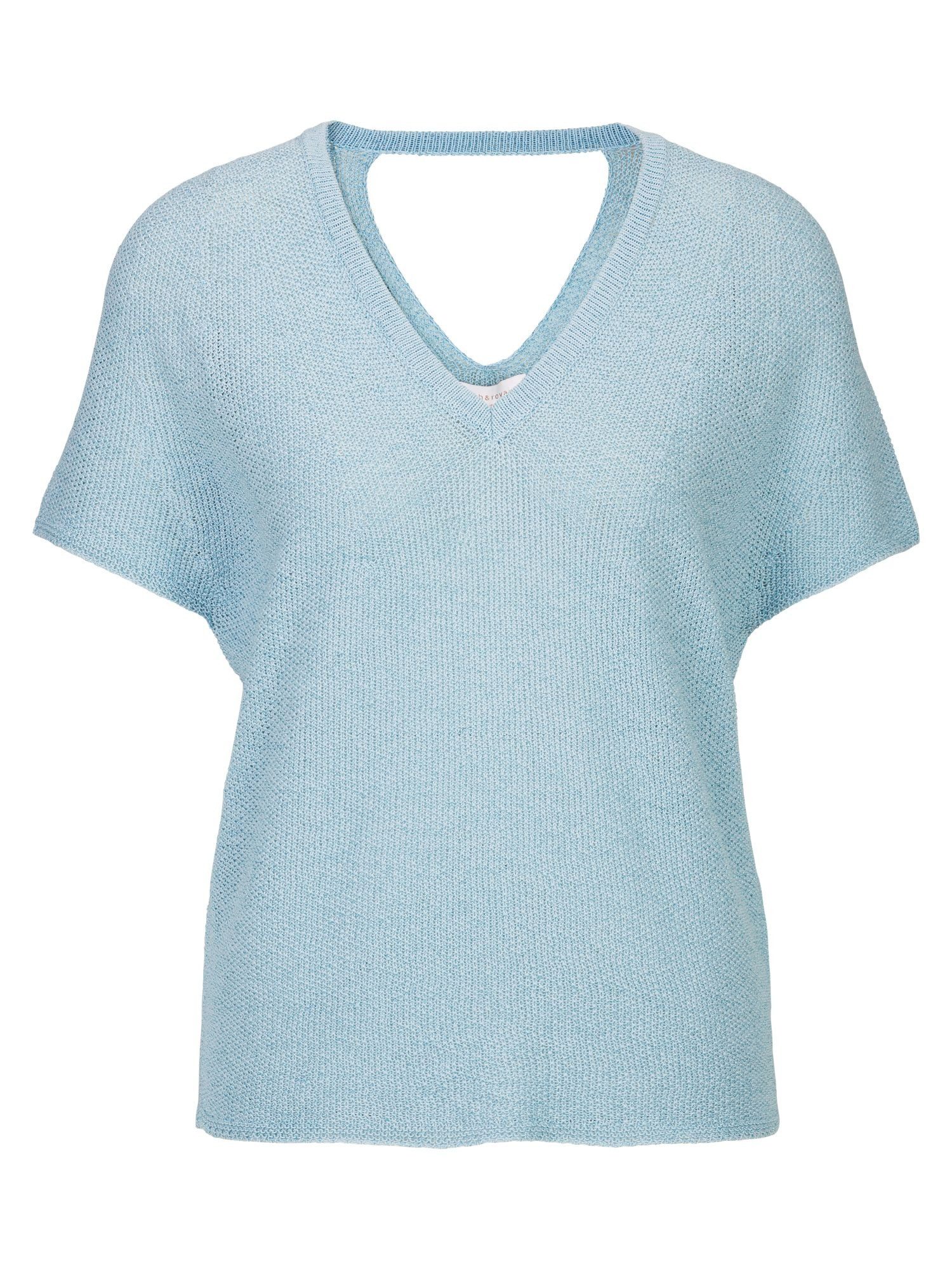 RICHROYAL T-Shirt D-Strick (1-tlg)