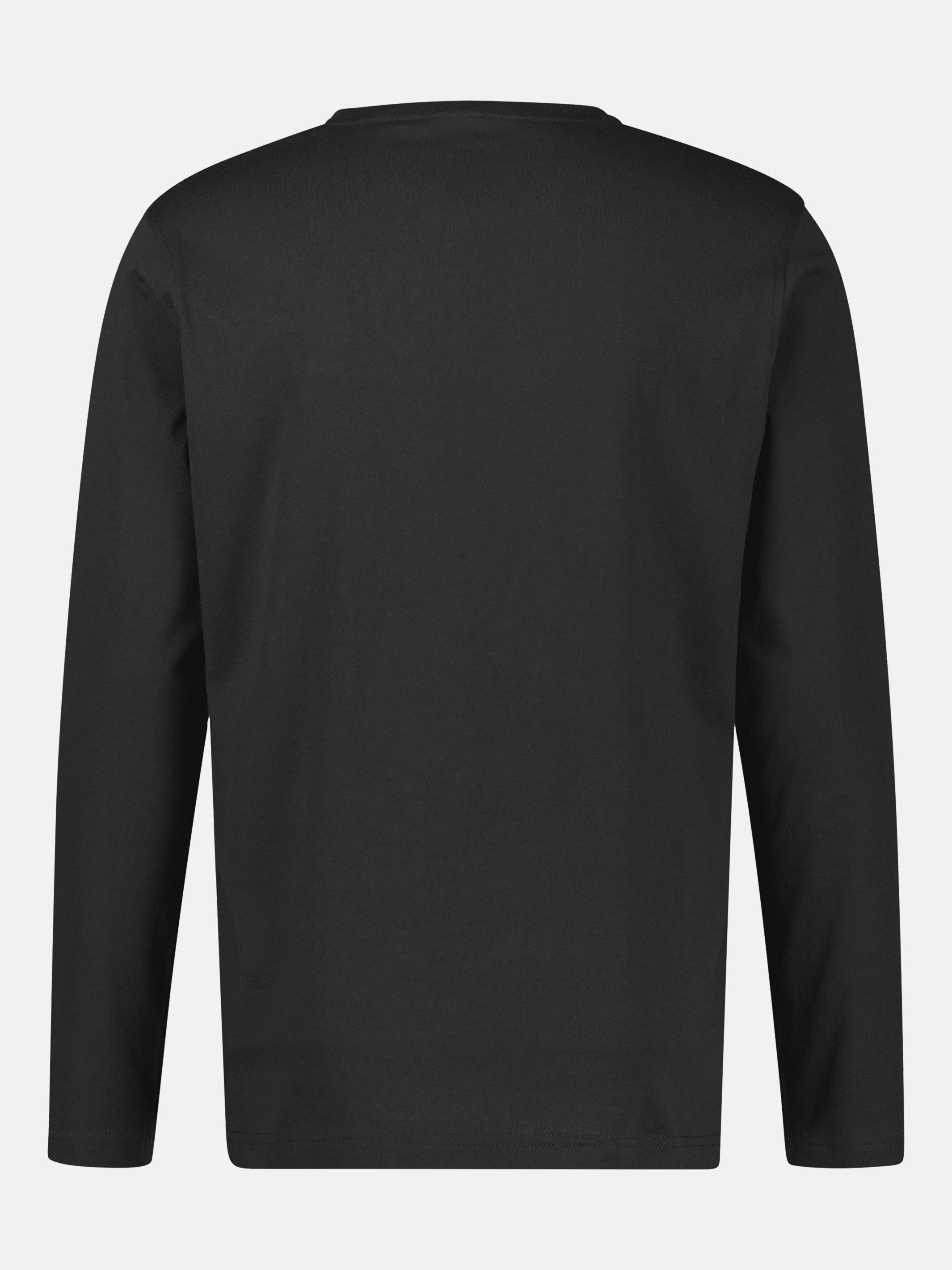 LERROS Langarmshirt Leichtes Baumwoll-Longsleeve-Shirt mit bequemem Rundkragen – Bild 2 von 2