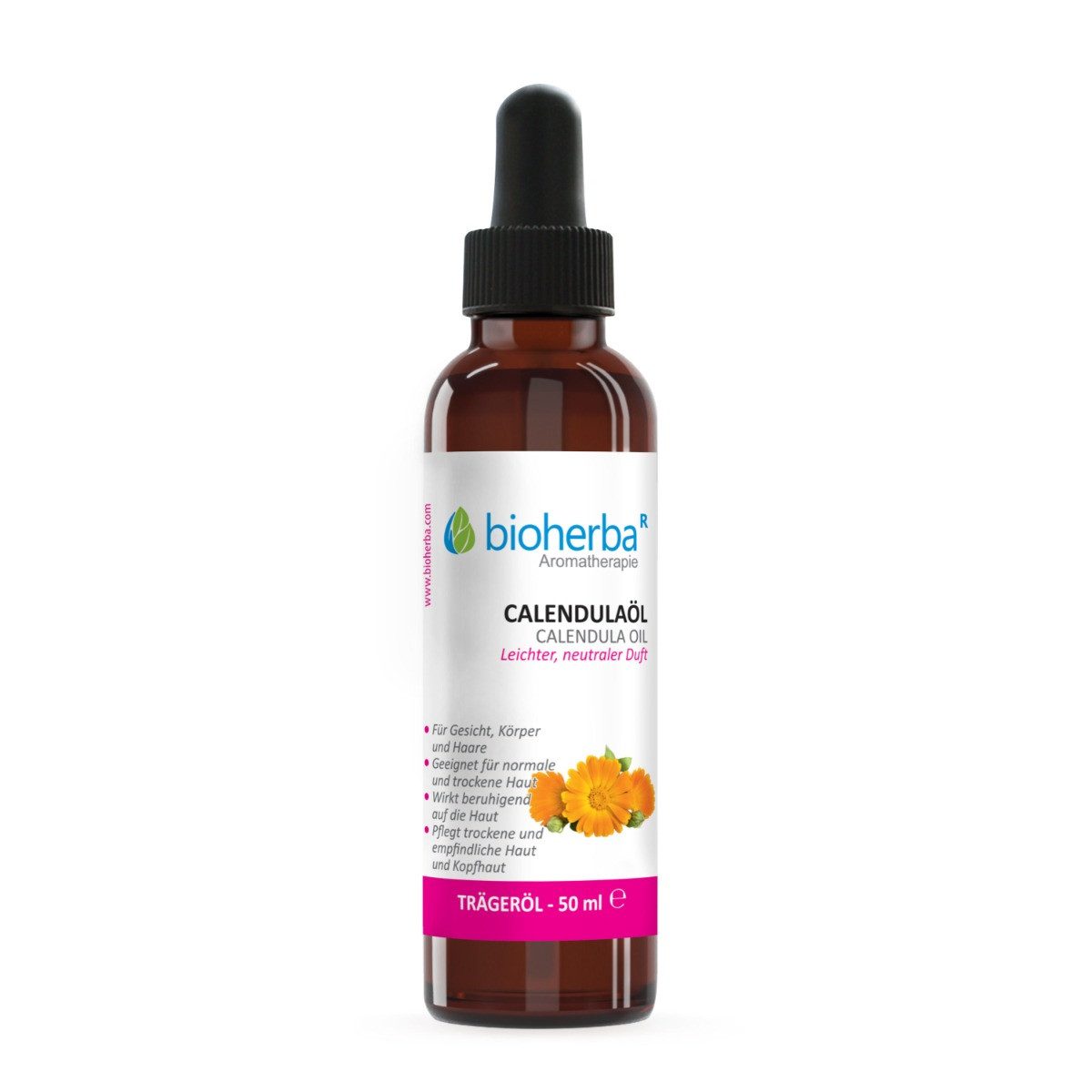 BIOHERBA R Pflege-Set Bioherba Calendulaöl Reines Calendula-Trägeröl 50 ml