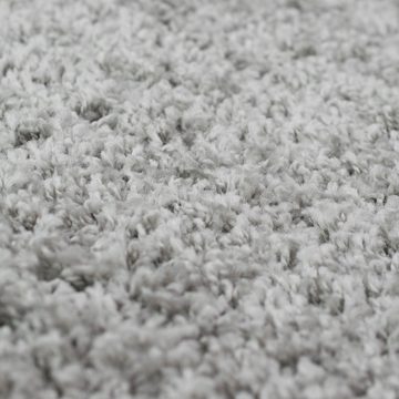 Teppich Flauschiger Shaggy Teppich in grau, Teppich-Traum, rechteckig, Höhe: 33 mm
