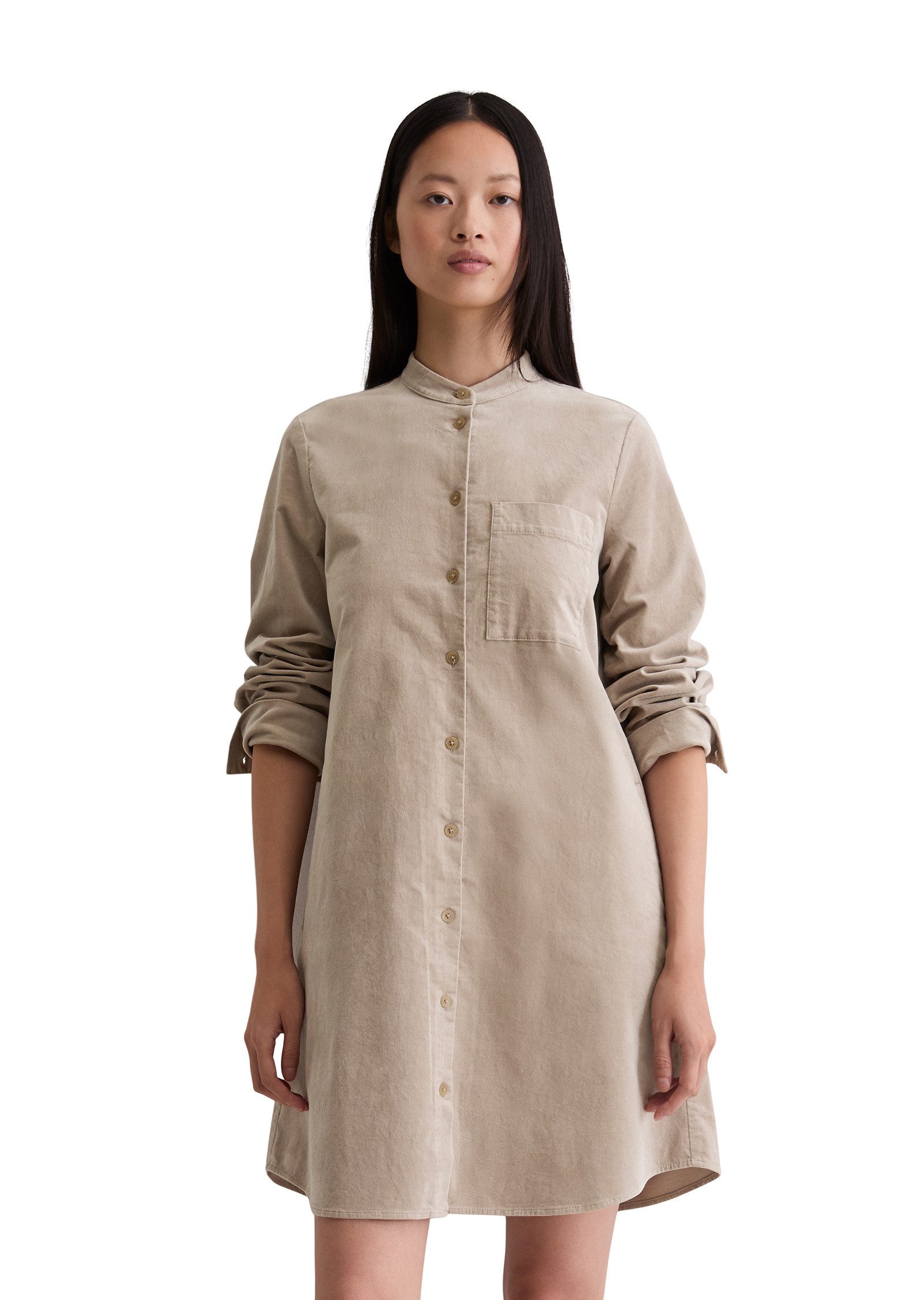 Marc O'Polo Hemdblusenkleid aus Organic Cotton Stretch günstig online kaufen